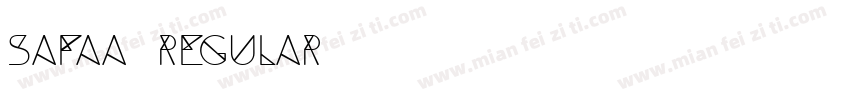 Safaa Regular字体转换